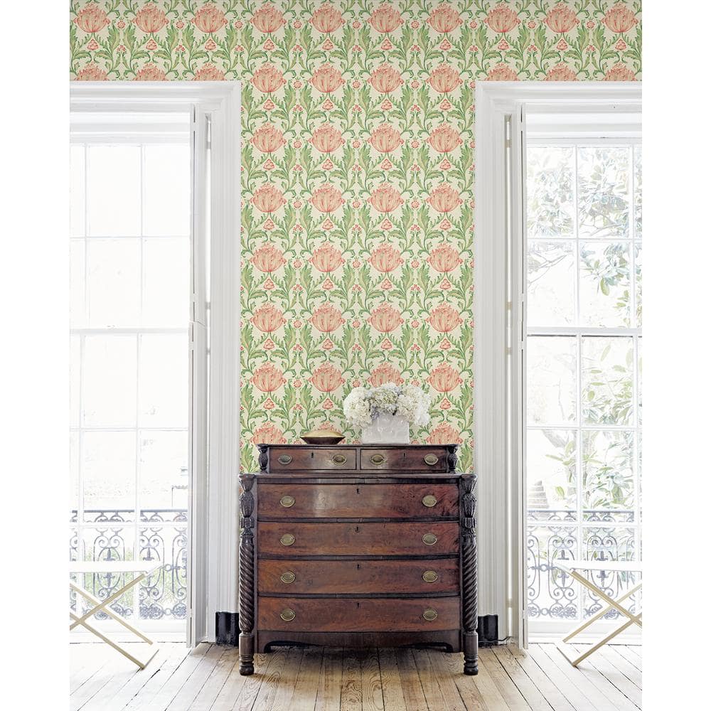 Spring Floral Self-Adhesive Vinyl Wallpaper, 20.5" x 216"