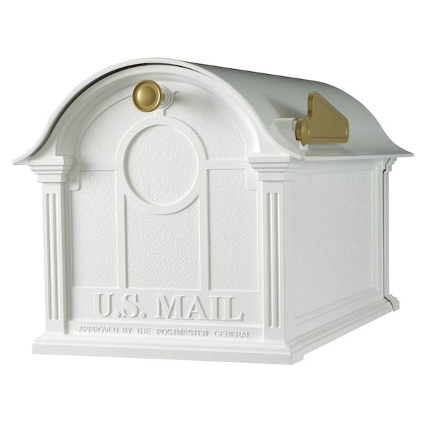 Whitehall Products Balmoral White Mailbox