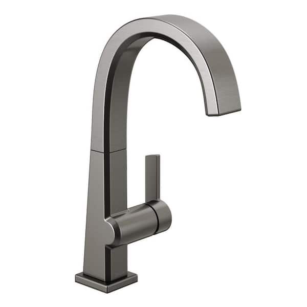 Delta Pivotal Single-Handle Bar Faucet in Black Stainless