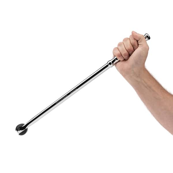 1/2" Drive 32-Inch Breaker Bar With 250° Flex Head - Premium CR-MO Steel For Stubborn Bolts