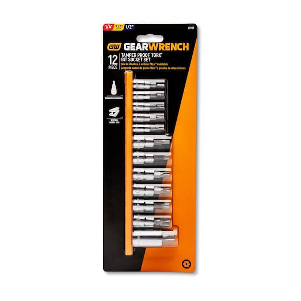 GEARWRENCH 1/4 in. 3/8 in. and 1/2 in. Drive Tamperproof