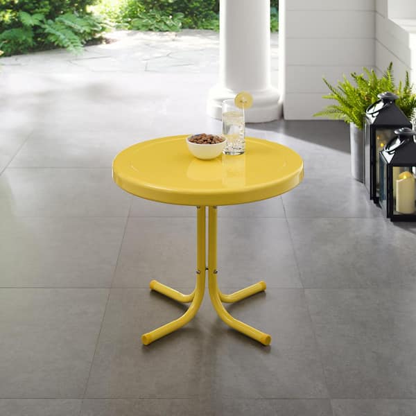 Crosley Metal Retro Patio Side Table Patio Ideas