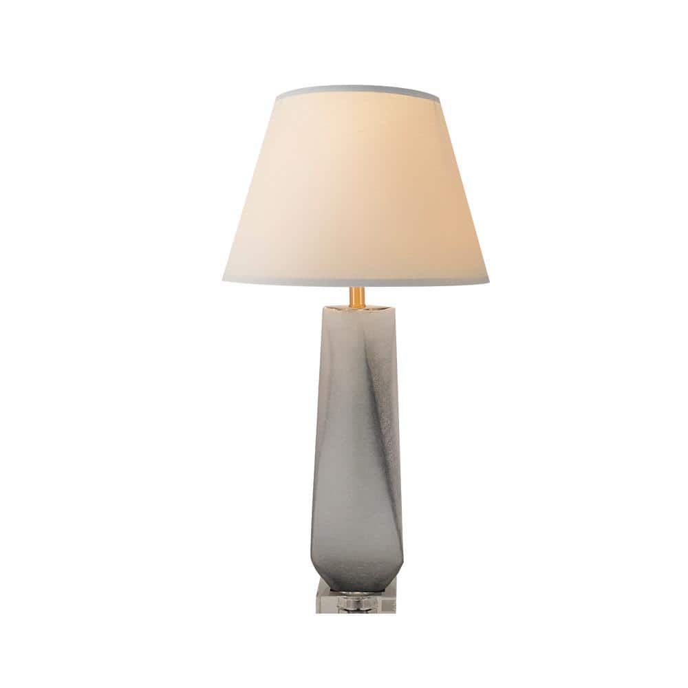 Calla 28 in. Smoke Grey Indoor Table Lamp price history on PriceWatchPro