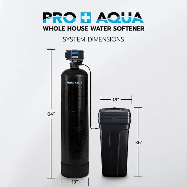 PRO+AQUA Portable Water Softener Pro 16,000 Grain Premium Grade RV