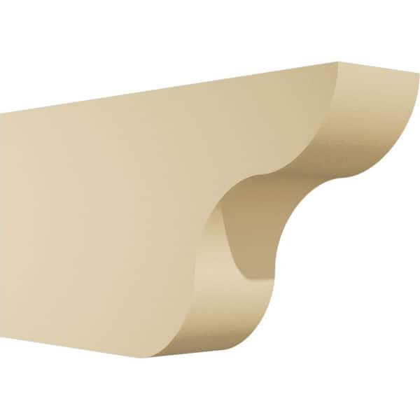 Ekena Millwork Standard Carmel 4 in. W x 10 in. H x 20 in. D Signature Urethane Rafter Tail Outlooker