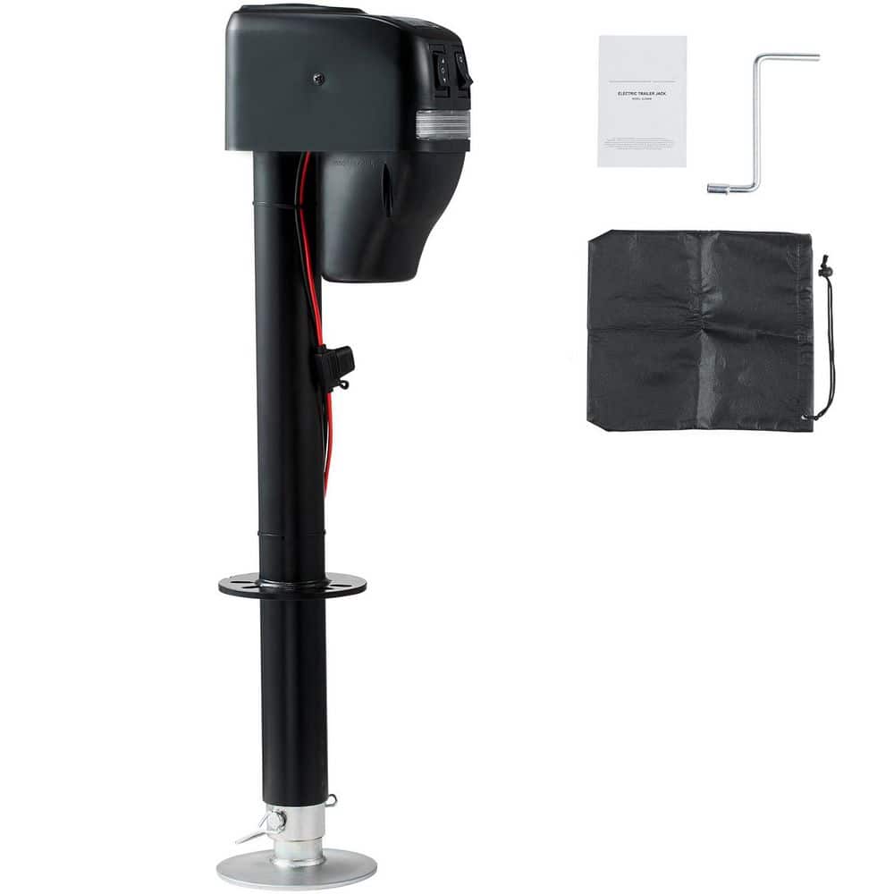 Electric Trailer Jack, Power Tongue Jack Weight Capacity 4000 lbs., 9.84 in.-33.85 in. Electric Tongue Jack price history on PriceWatchPro