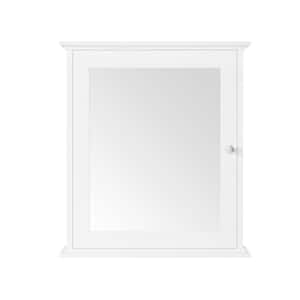 Sonoma 24 in. x 27 in. Surface Mount Medicine Cabinet in White