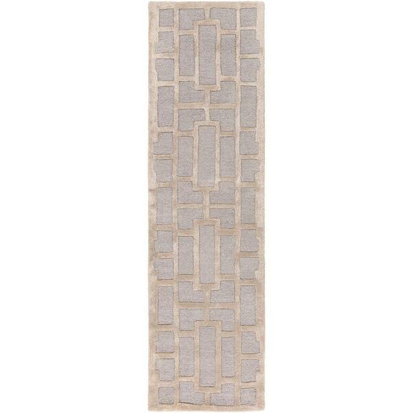 Livabliss Arise Addison Sky Blue 2 ft. x 12 ft. Indoor Runner Rug