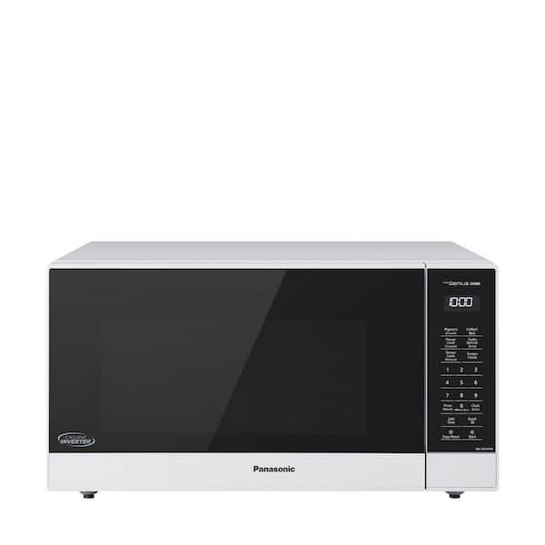 1.6 cu. ft. 1250-Watts Countertop Microwave in White with Inverter Technology