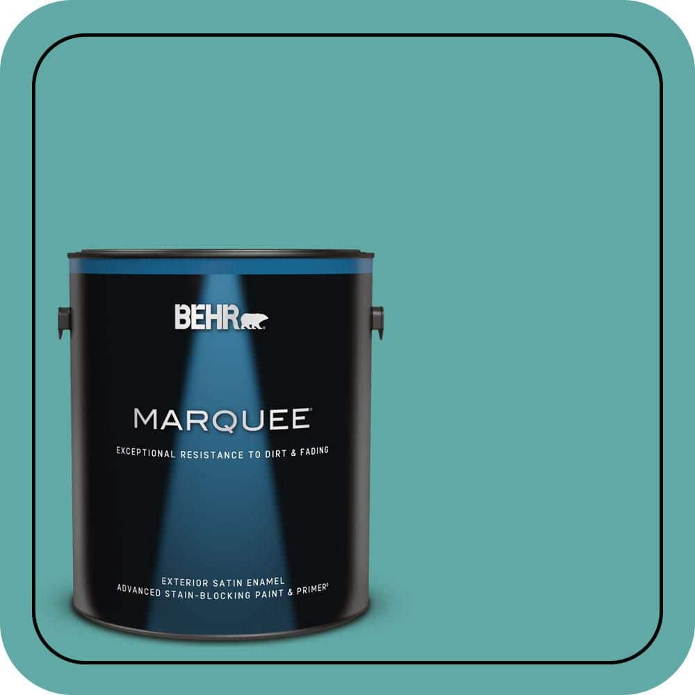 1 gal. #500D-5 Teal Zeal Satin Enamel Exterior Paint & Primer price history on PriceWatchPro