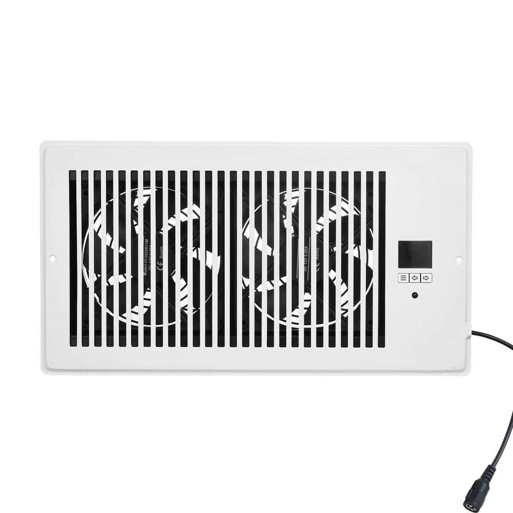 "6×12"" Thermostat Vent Booster Fan with Remote, White" price history on PriceWatchPro