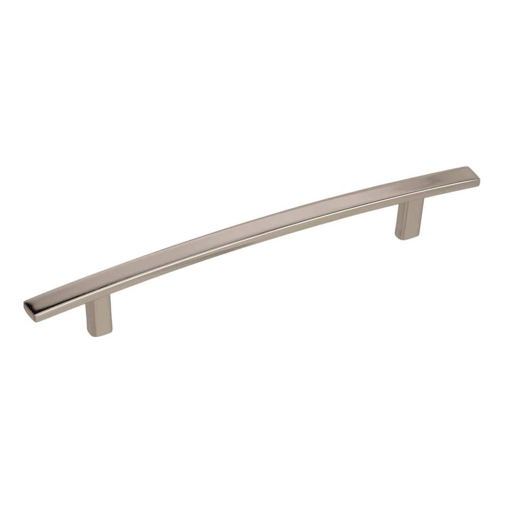 Cyprus 6-5/16 in. (160mm) Modern Polished Nickel Arch Cabinet Pull