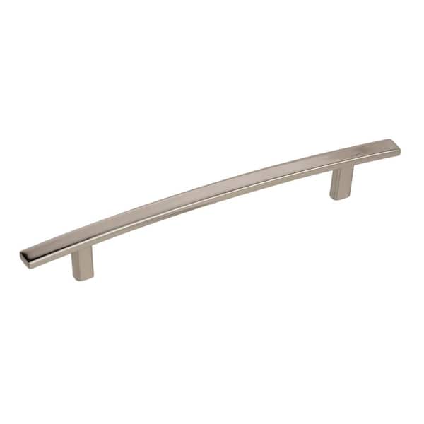 Amerock Cyprus 6-5/16 in (160 mm) Center-to-Center Polished Nickel Drawer Pull
