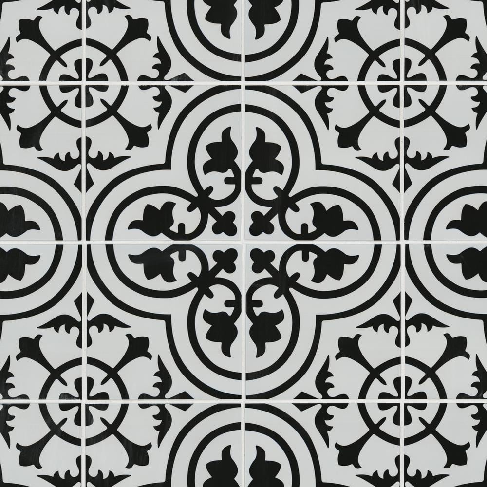 MSI Amantus 8 in. x 8 in. Matte Porcelain Encaustic Floor and Wall