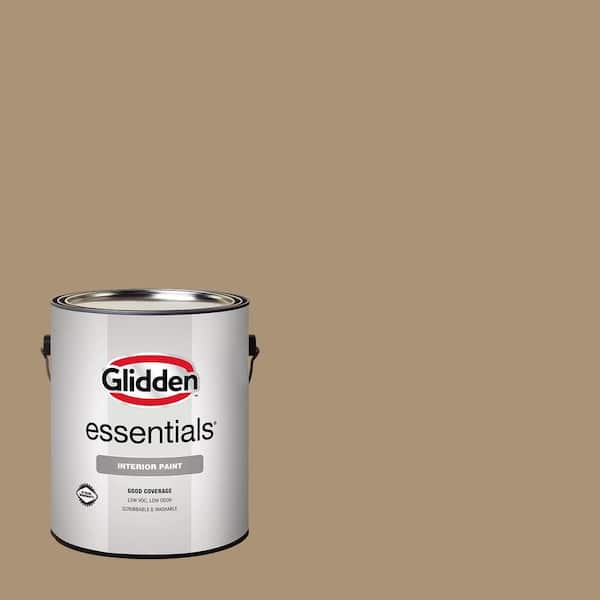 Glidden Essentials 1 gal. PPG1085-5 Sauteed Mushroom Flat Interior Paint