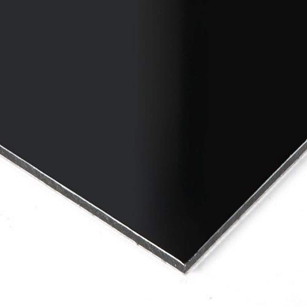 12X24 Black Outdoor UV/Stable.025 Anodized Aluminum Sheet Metal, 22 Gauge