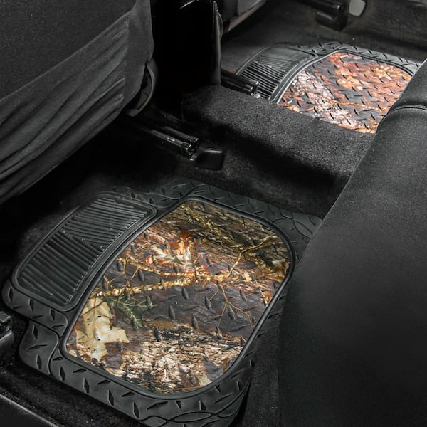  FH Group Automotive Floor Mats - Heavy-Duty Rubber Floor Mats  for Cars, Universal Fit Full Set, Climaproof & Trimmable Floor Mats for  Most Sedan, SUV, Truck, Black : Everything Else