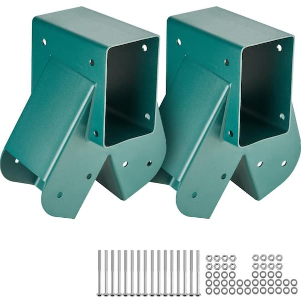 A-Frame Middle Swing Set Brackets Heavy-Duty Carbon Steel Swing Set Hardware DIY Bracket ‎Cyan Swing Set Kit (2-Pieces)