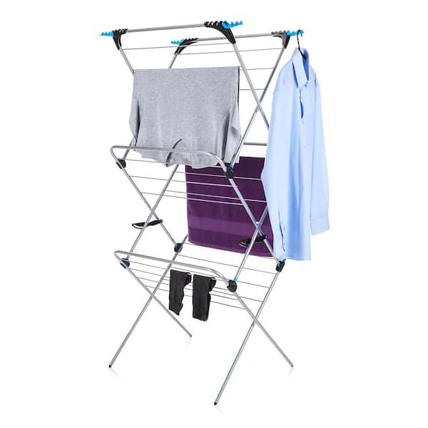 Easylife XL Heated Drying Rack with Timer, 3 Tier Airer, Warming Clothes  Dryer, Electric Clothes Horse, Laundry Rack h57.8 x w28.3 x d26.4