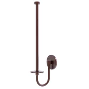 Skyline Collection Wall Mounted Single Post Toilet Paper Holder in Antique Copper