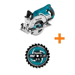 18V X2 LXT (36V) Brushless Cordless Rear Handle 7.25 in. Circular Saw (Tool-Only) with Bonus 7.25 in. Saw Blade