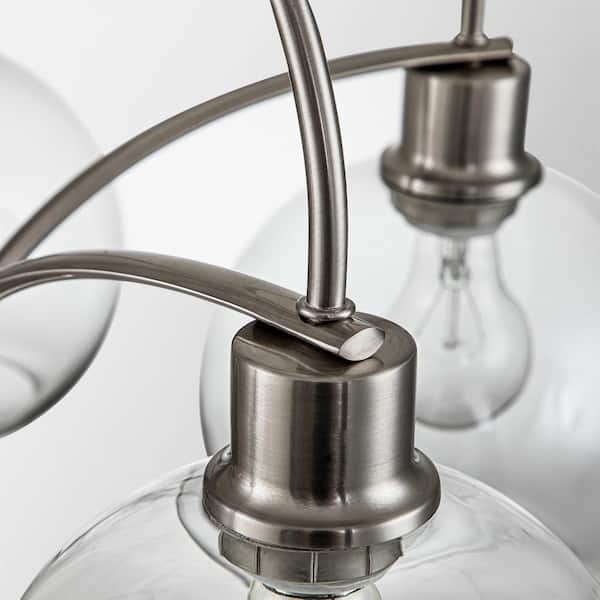 EDISLIVE Jacob 5-Light Brushed Nickel Contemporary Dinning