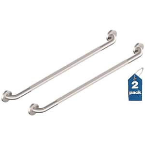 Easy Mount 36 in. Grab Bar ADA Compliant for Bath and Shower Safety (500 lbs. Capacity) in Stainless Knurled