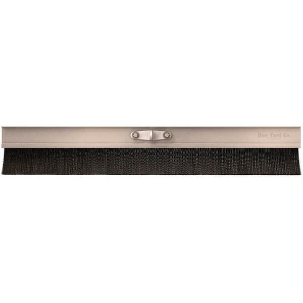 48 in. Aluminum Concrete Finish Brush with Soft Poly Bristles