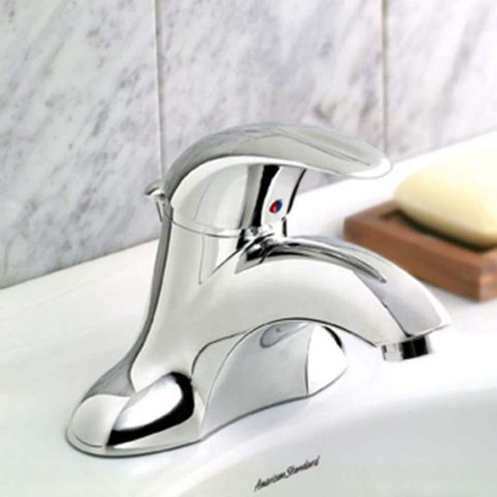 Reliant 3 Low-Arc Polished Chrome Bathroom Sink Faucet with Speed Connect Drain