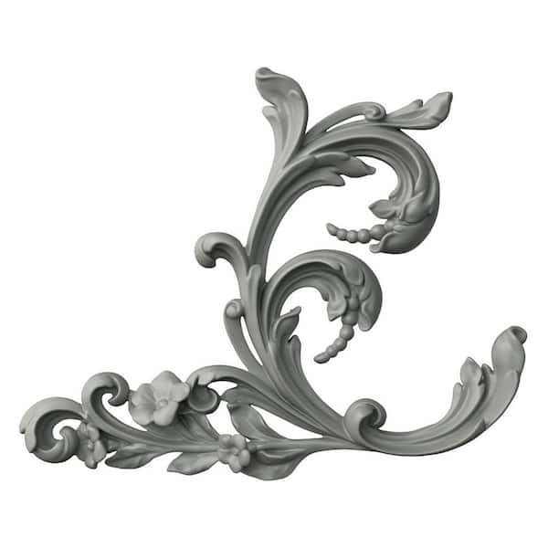 1.38 in. x 13.75 in. x 11.25 in. Polyurethane Applique and Onlay Moulding