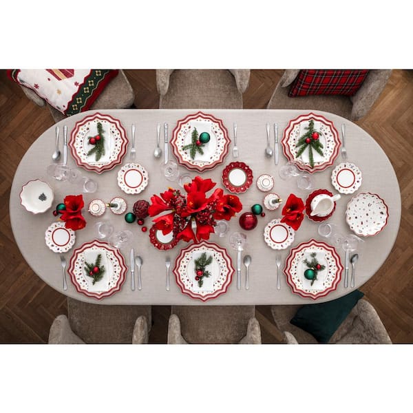 Villeroy & Boch Toy's Delight Red and White Buffet Plate