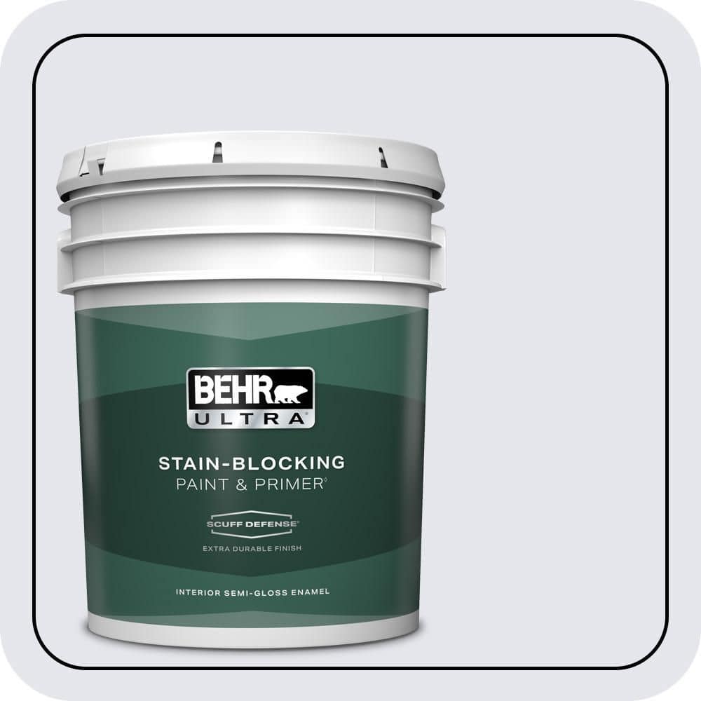 5 gal. #630E-1 Dreamy Cloud Extra Durable Semi-Gloss Enamel Interior Paint & Primer price history on PriceWatchPro