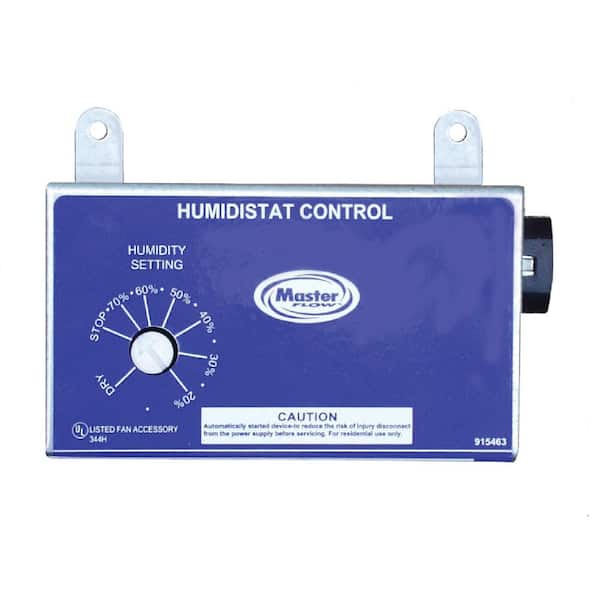 Master Flow Universal Manually Adjustable Humidistat for Power Vents