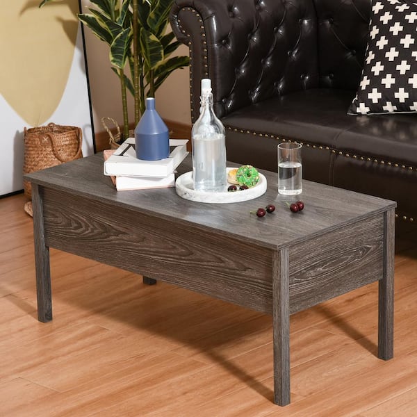 Rectangular Particle Board Coffee Table, Homcom 43 Modern Lift Top Coffee Table