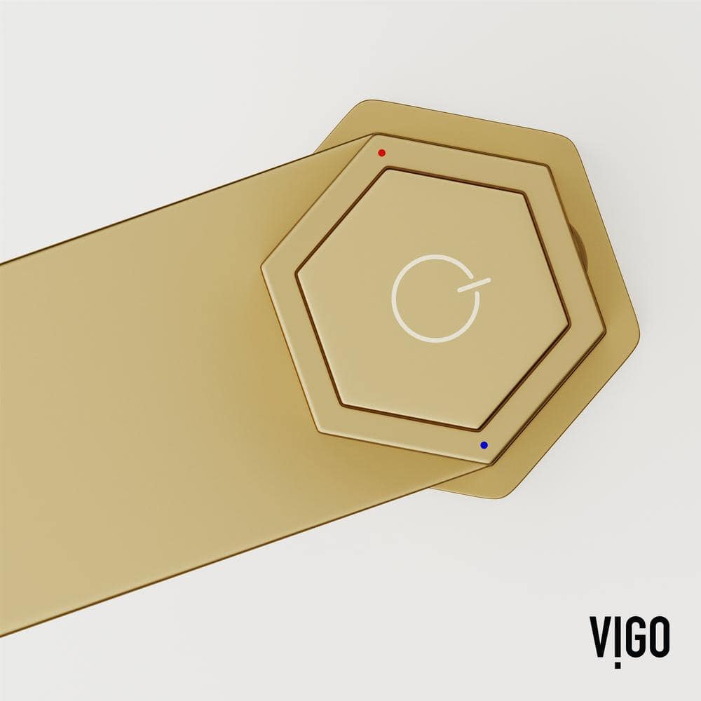 Matte Brushed Gold Single Handle Bathroom Faucet
