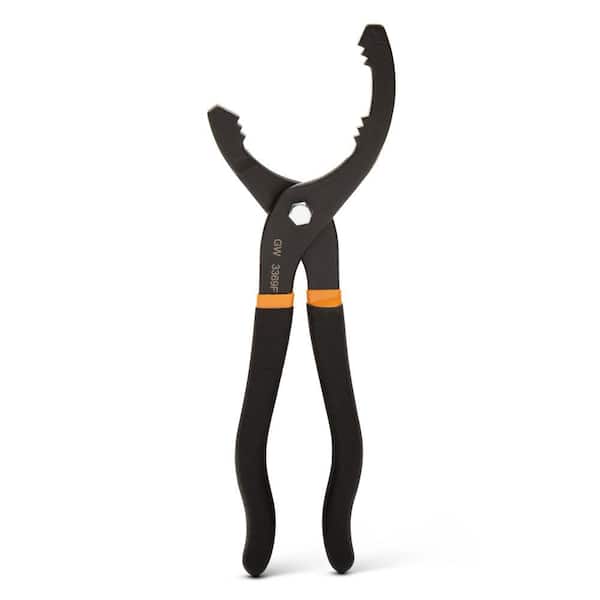 GEARWRENCH 2-1/2 in. x 3-1/4 in. Fixed Joint Oil Filter Wrench Plier