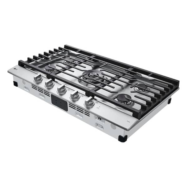 https://images.thdstatic.com/productImages/9f509355-9030-4776-9275-4734a2becdba/svn/stainless-steel-lg-gas-cooktops-cbgj3627s-4f_600.jpg