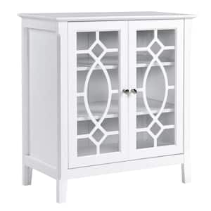 Linon Home Decor Maxwell Grey Small Accent Storage Cabinet with Glass Pane  Overlay THD03539 - The Home Depot