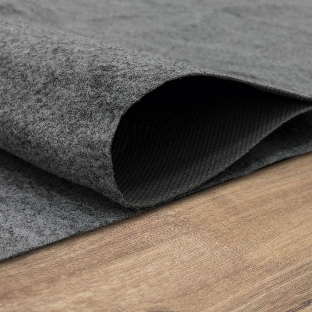 Durable Dual Surface 5x7 Low-Profile Rug Pad in Felt & Rubber