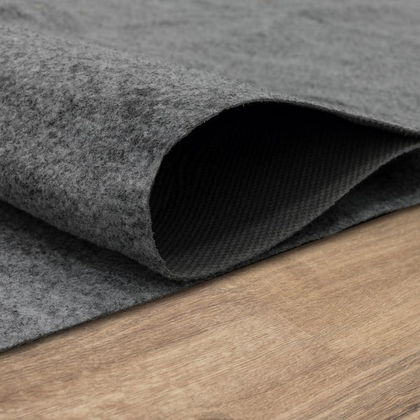 Mohawk Home 8 x 10 1/8 Low Profile Non Slip Rug Pad Felt + Rubber Gripper,  Great For High Traffic Areas -Safe For All Floors