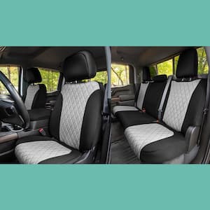 Neoprene Custom Fit Seat Covers for 2019-2023 GMC Sierra 1500 2500HD 3500HD Base to SLE