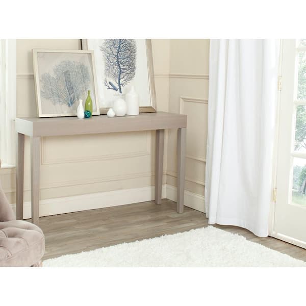SAFAVIEH Kayson 52 in. Gray Wood Console Table
