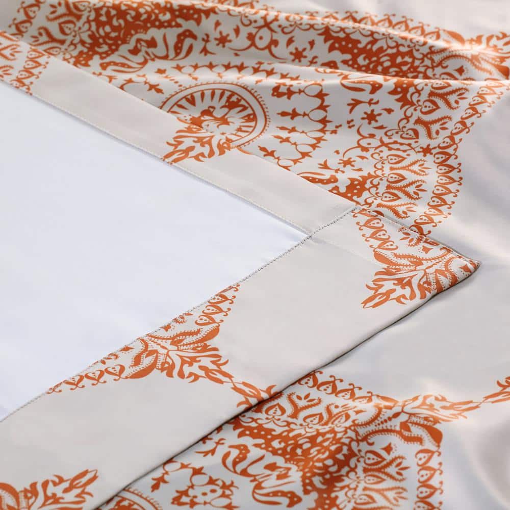 Henna Polyester Blackout 96" Window Curtain Panel
