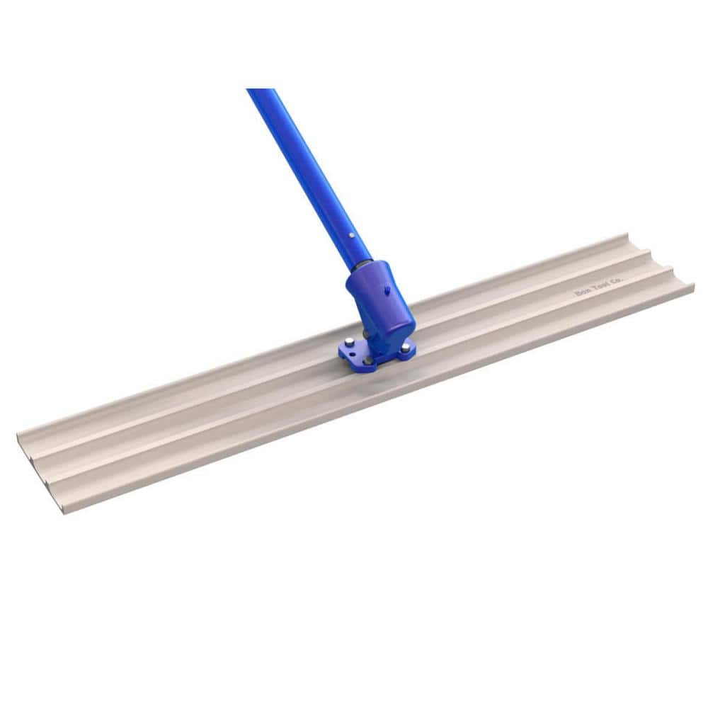 Bon Tool 48 in. x 8 in. Magnesium Bull Float Kit - Square End Worm Gear Bracket 6 ft. Handles (2)
