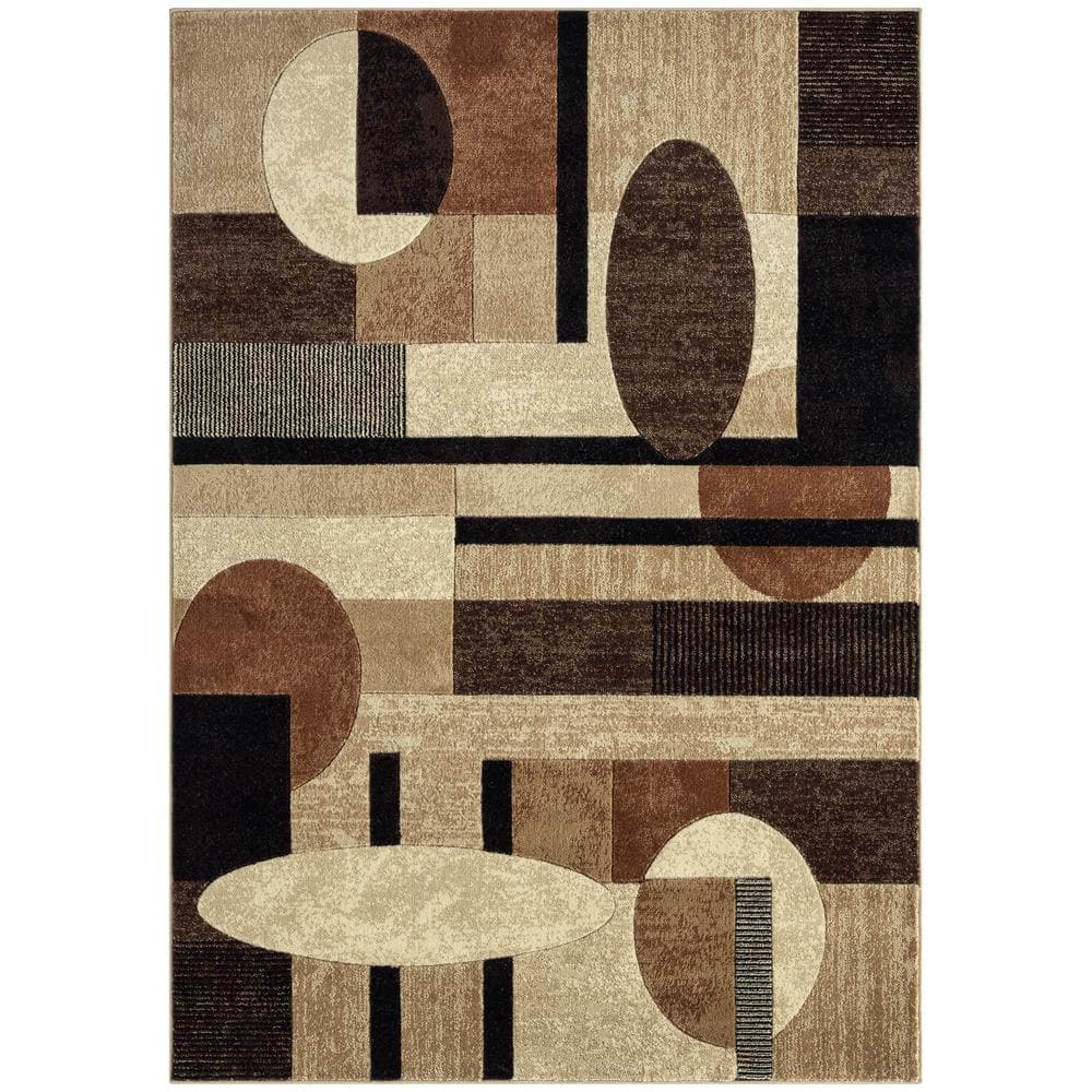 Home Dynamix Tribeca Fawn Area Rug - Black