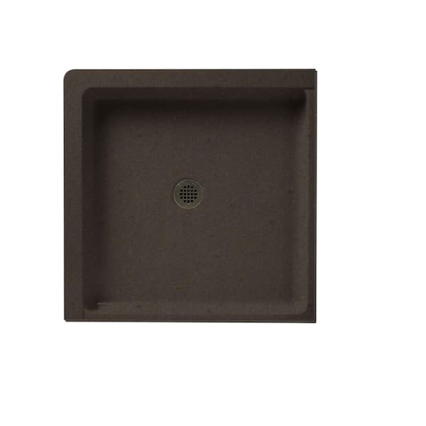 Swan 36 in. L x 36 in. W Alcove Shower Pan Base with Center Drain in Canyon
