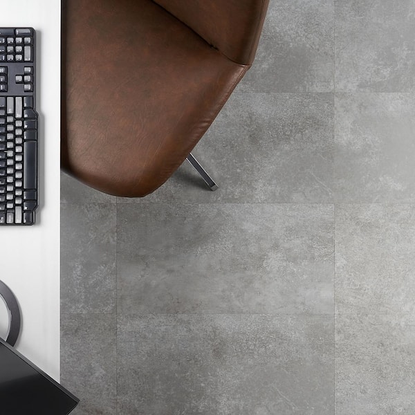 Revive Platinum 12 MIL x 12.4 in. W x 24 in. L Glue Down Waterproof Luxury Vinyl Plank Flooring (42 sqft/case)