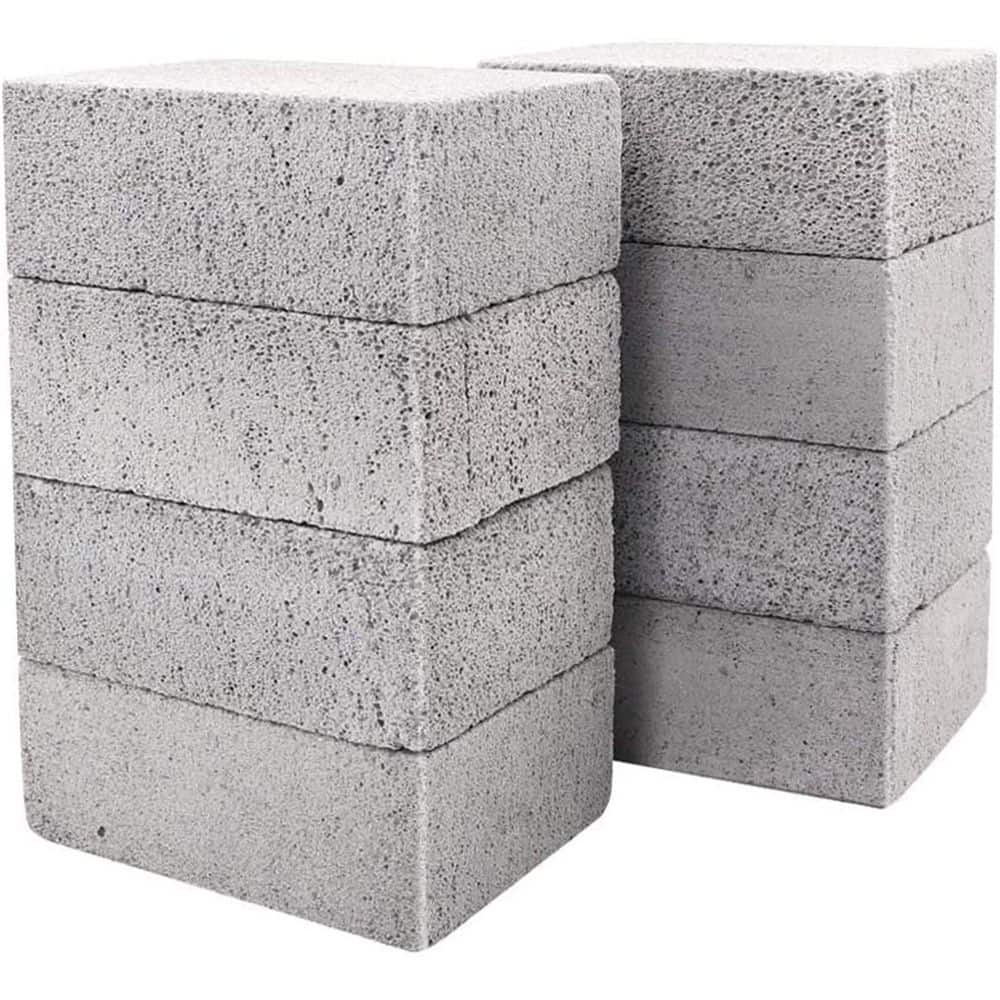 3.9 in. x 2.8 in. x 1.5 in. Composite Pumice Solid Block, Grill Cleaning Br