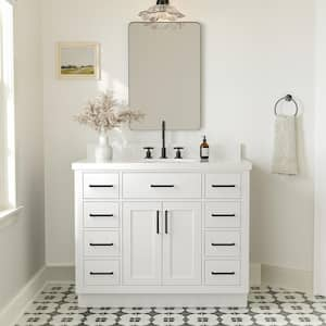 Hepburn 42 in. W x 21.5 in. D x 34.5 in. H Bath Vanity Cabinet without Top in White