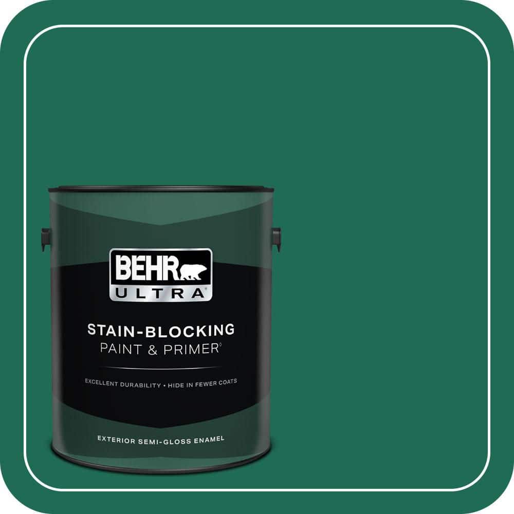 1 gal. #P430-7 Sparkling Emerald Semi-Gloss Enamel Exterior Paint & Primer price history on PriceWatchPro